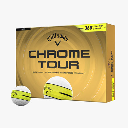 Chrome Tour Triple Track Golf Balls - Dozen