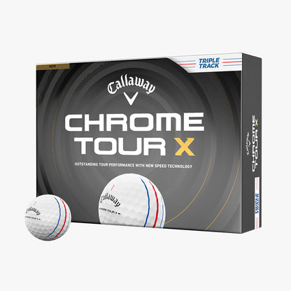 Chrome Tour Triple Track Golf Balls - Dozen